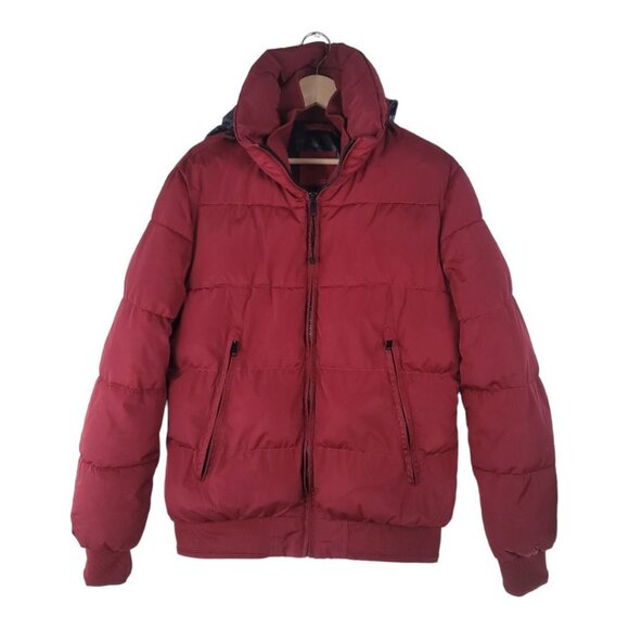 Zara | Jackets & Coats | Zara Man Puffer Jacket Red Large | Poshmark